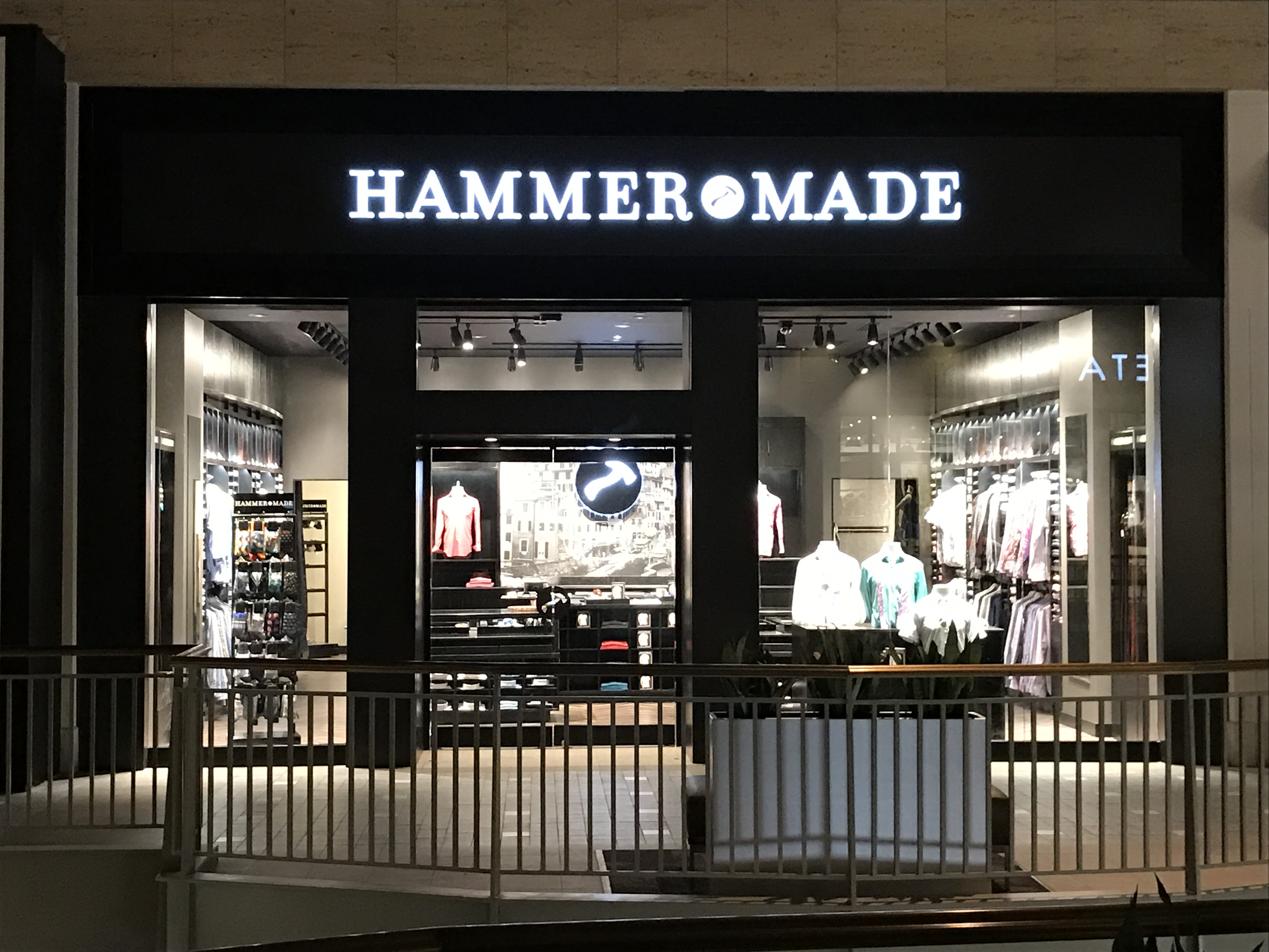 Picture of a Hammer Made store constructed by Retail Construction Services, Inc.
