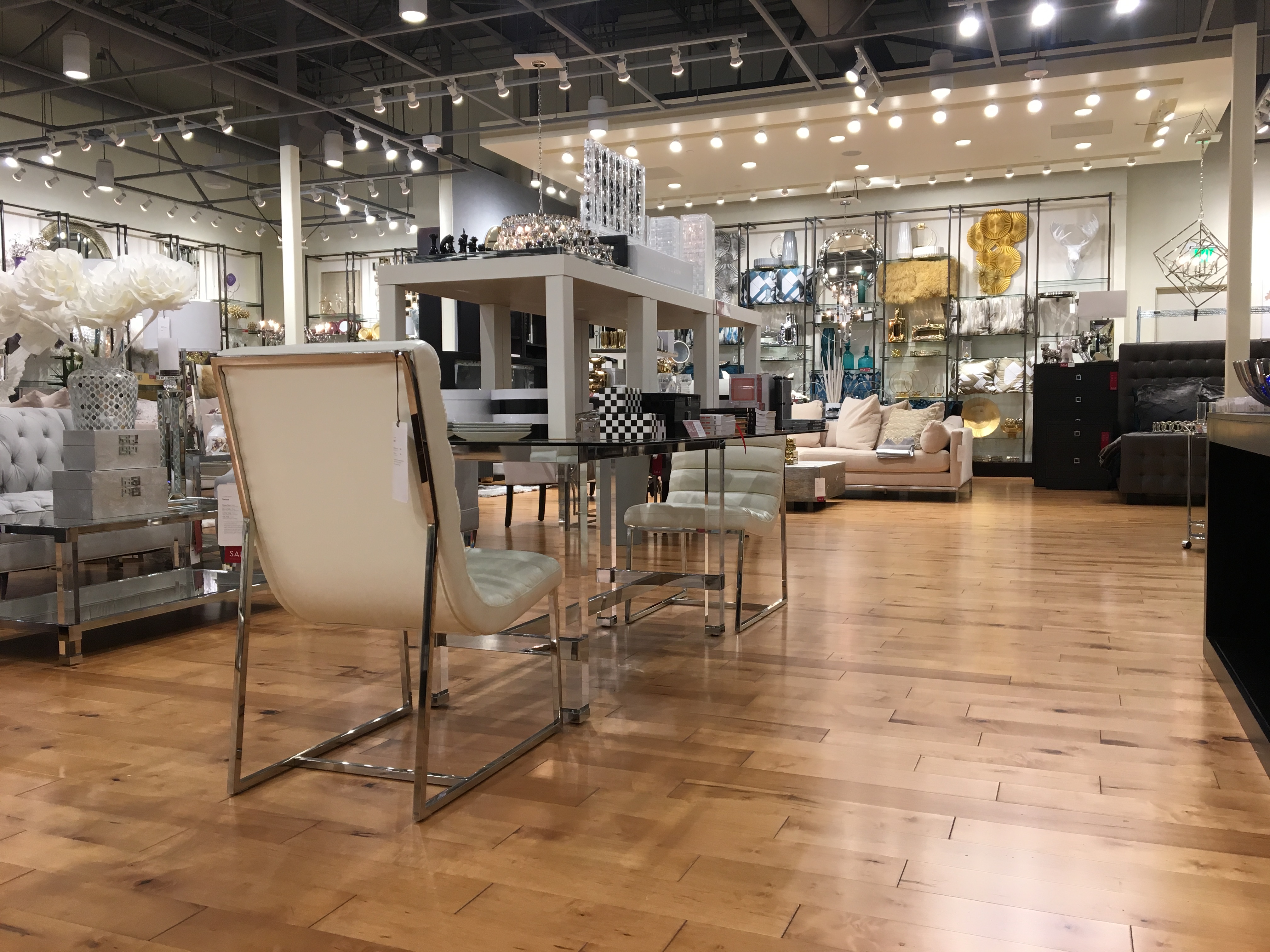 Z Gallerie in the Galleria Edina, MN - store constructed by Retail Construction Services, Inc.