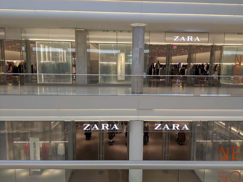 Zara at Mall of America - RCS as the commercial General Contractor
